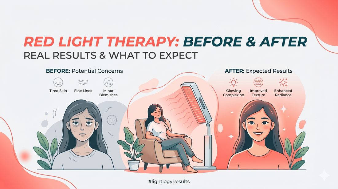 Red Light Therapy Before and After: Real Results & What to Expect