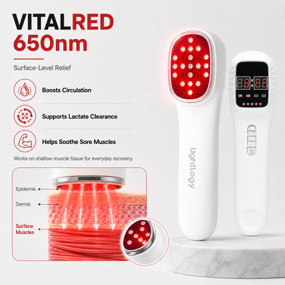 Handheld Red & Infrared Light Therapy Wand